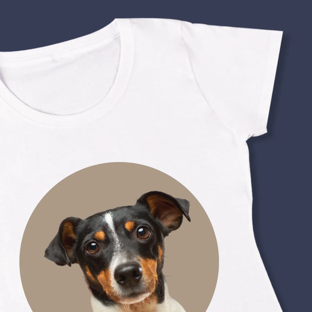 Foto: Dein Hund - T-Shirt Für Damen