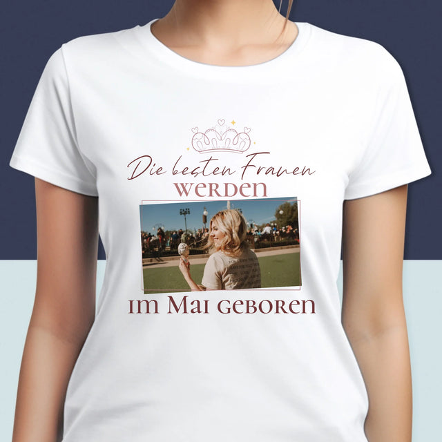 Foto Und Unterschrift: Beste Frauen - T-Shirt Für Damen