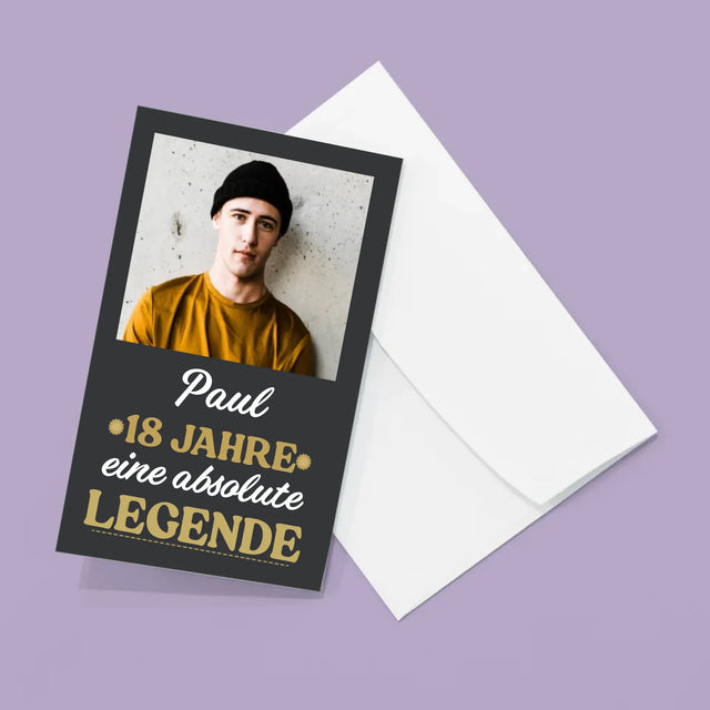 Fotocollage: 18 Jahre Als Legende - Fotos, Harmonikaartig Gefaltet