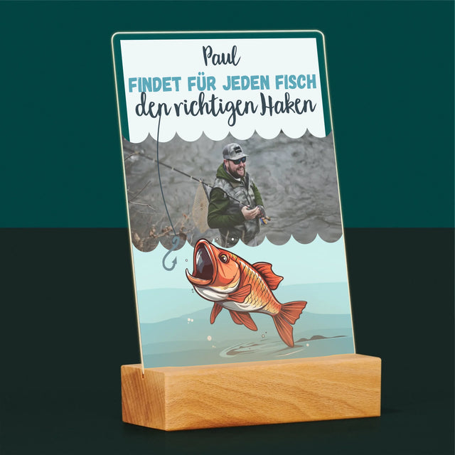 Foto Und Unterschrift: Den Haken Finden - Druck Auf Acrylglas