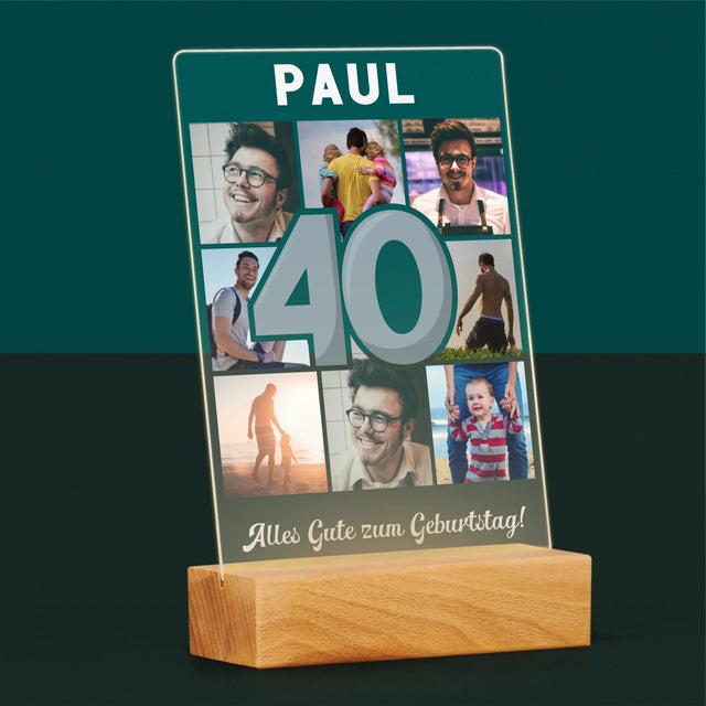 Fotocollage: 40 Jahre - Druck Auf Acrylglas