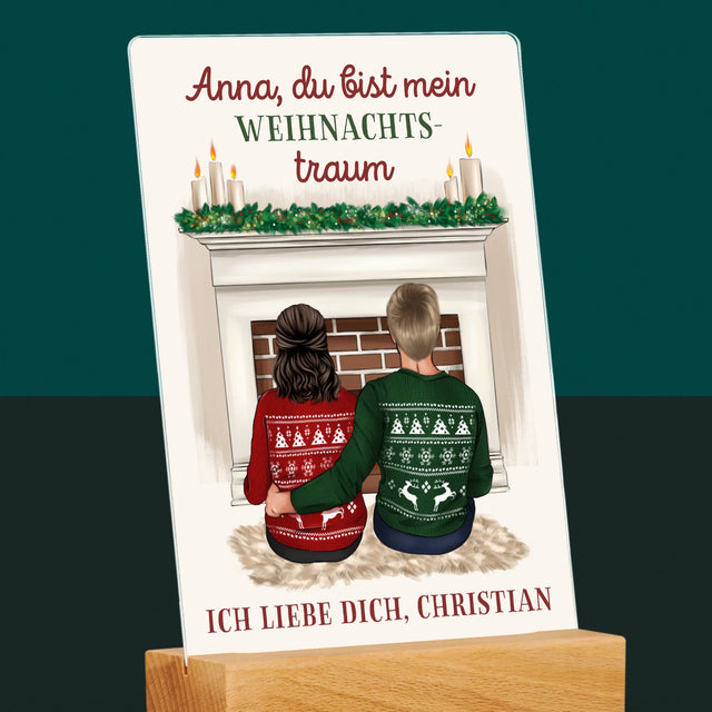 Avatar Creator: Weihnachtspaar - Druck Auf Acrylglas