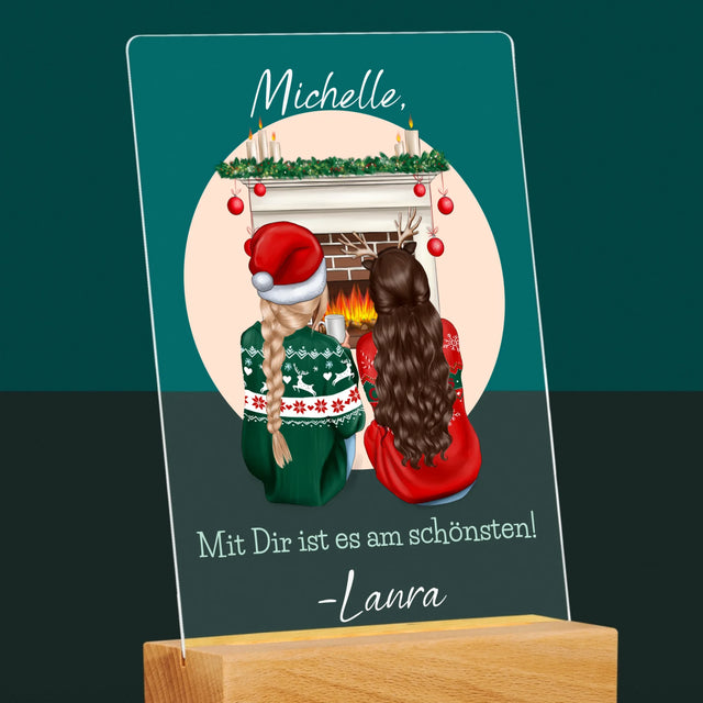 Avatar Creator: Beste Freundinnen Weihnachten - Druck Auf Acrylglas