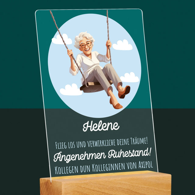 Name Und Unterschrift: Erfülle Deine Träume - Druck Auf Acrylglas