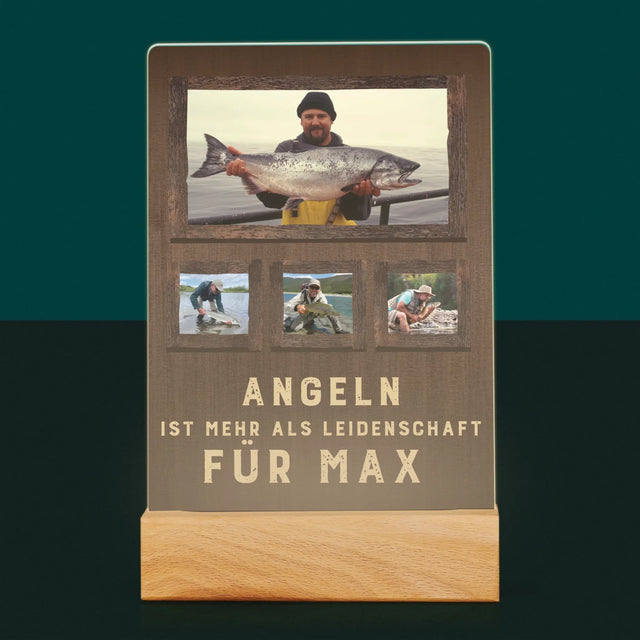 Fotocollage: Angeln - Druck Auf Acrylglas