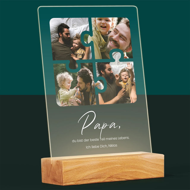 Fotocollage: Puzzle Fotos Für Papa - Druck Auf Acrylglas