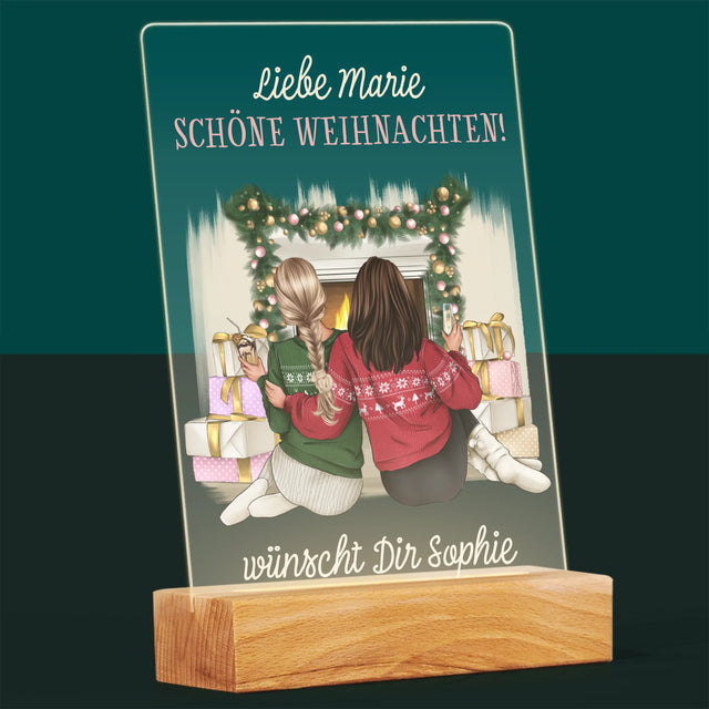 Avatar Creator: Weihnachten Freundinnen - Druck Auf Acrylglas