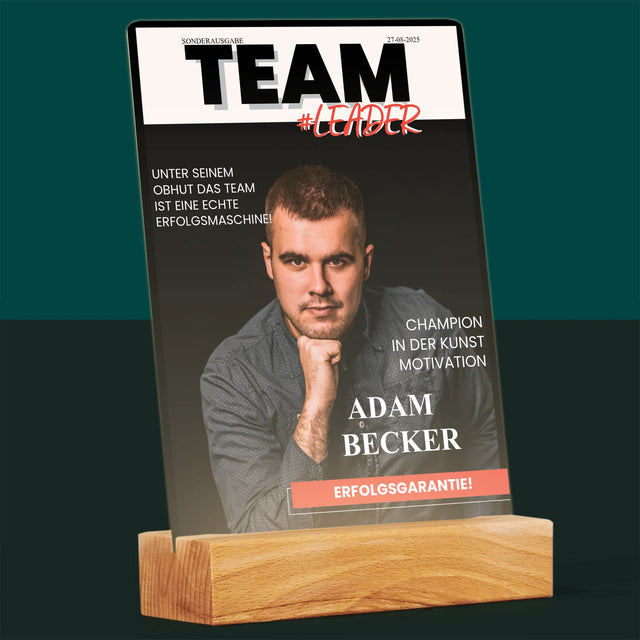 Magazin-Cover: Teamleiter - Druck Auf Acrylglas