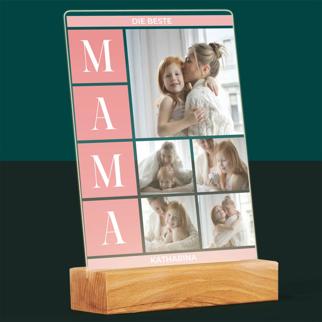 Fotocollage: Beste Mama Collage - Druck Auf Acrylglas
