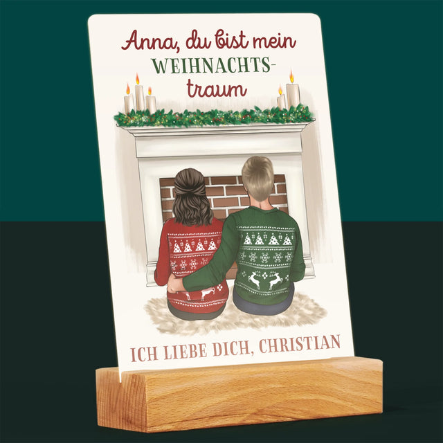 Avatar Creator: Weihnachtspaar - Druck Auf Acrylglas