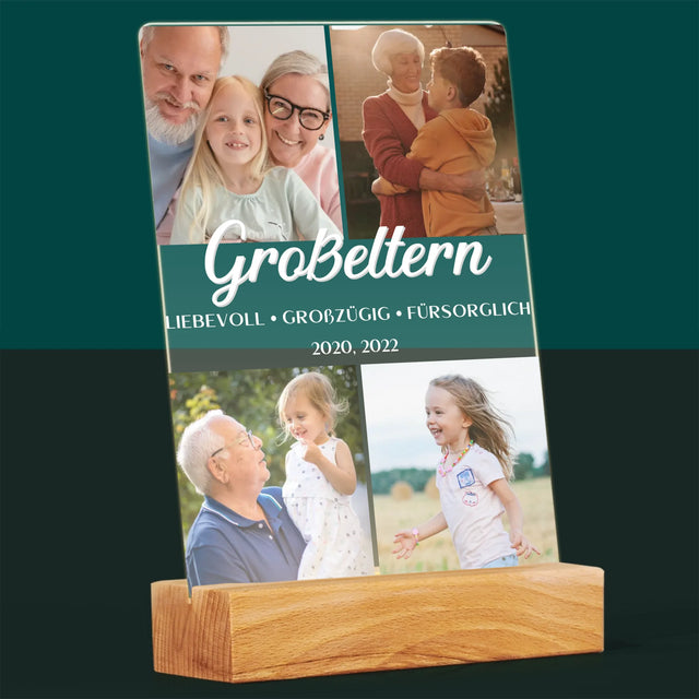 Fotocollage: Geliebte Großeltern - Druck Auf Acrylglas