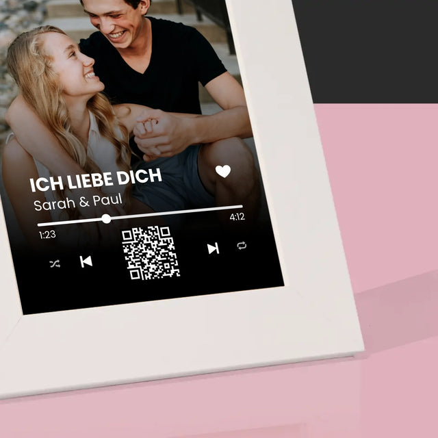 Foto Und Unterschrift: Euer Lied-Qr-Code - Bilderrahmen