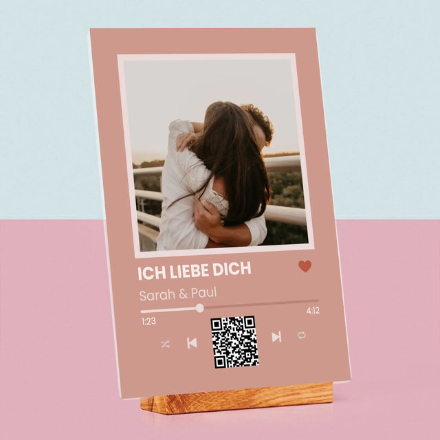 Foto Und Unterschrift: Dein Lied Mit Code - Druck Auf Acrylglas