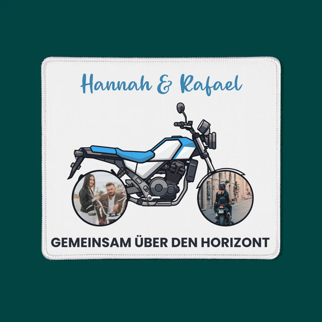 Fotocollage: Gemeinsam Über Den Horizont - Mauspad