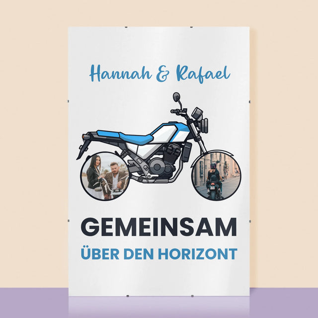 Fotocollage: Gemeinsam Über Den Horizont - Poster