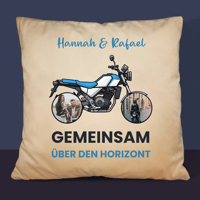 Fotocollage: Gemeinsam Über Den Horizont - Kissen