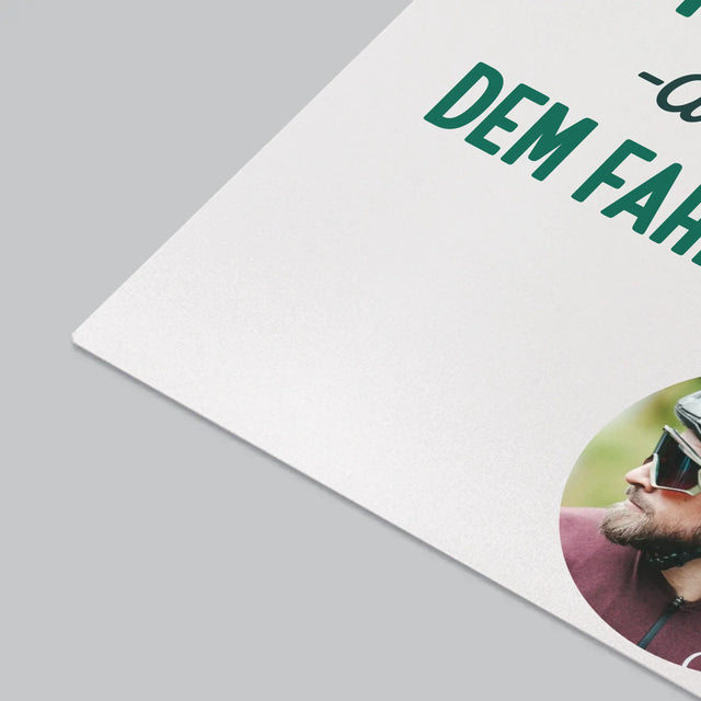 Form-Collage: Das Leben Ist Besser Auf Dem Fahrrad - Schreibtischunterlage