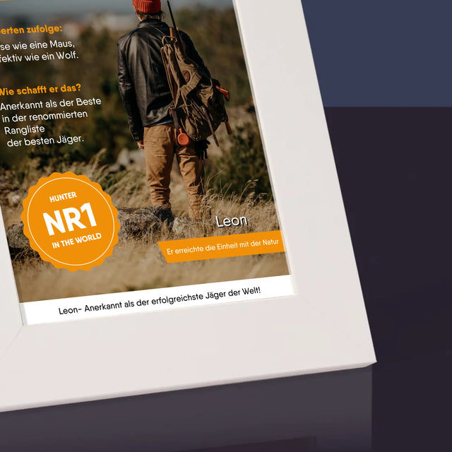 Magazin-Cover: Best Hunter - Bilderrahmen