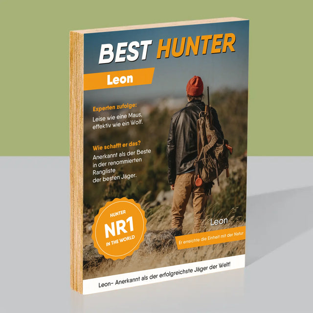 Magazin-Cover: Best Hunter - Druck Auf Holz