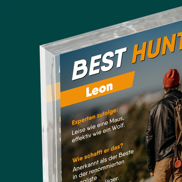 Magazin-Cover: Best Hunter - Druck Auf Acrylglas