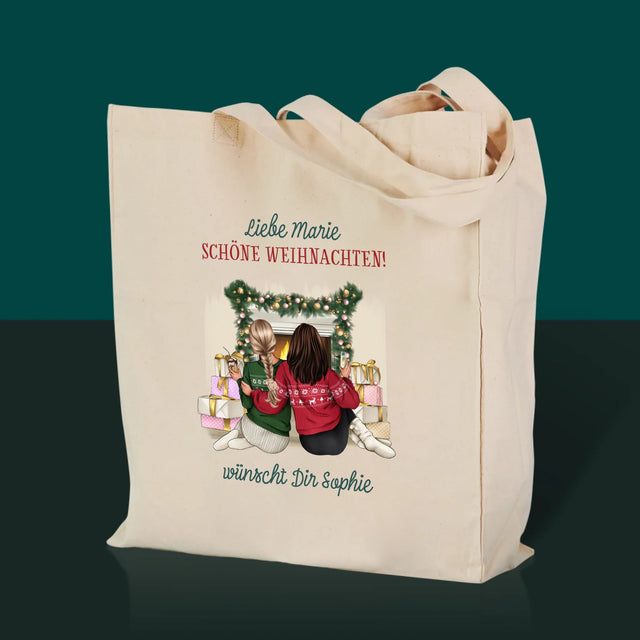 Charakter-Ersteller: Weihnachtsfreunde – Canvas-Tasche | DE