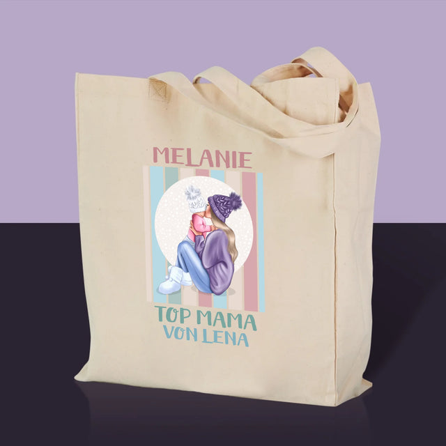 Charakter-Ersteller: Top Mama – bedruckte Canvas-Tasche | DE