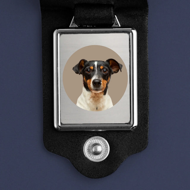 Foto: Dein Hund - Lederschlüsselanhänger Mit Foto