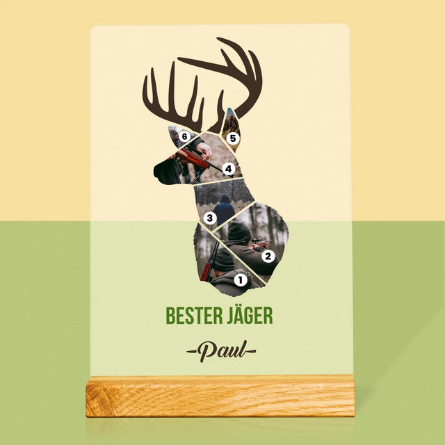 Form-Collage: Bester Jäger - Druck Auf Acrylglas