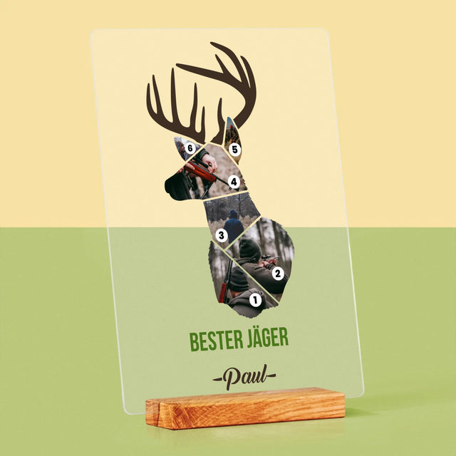 Form-Collage: Bester Jäger - Druck Auf Acrylglas