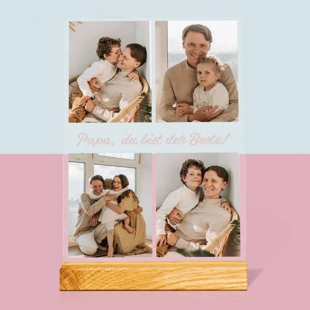 Fotocollage: Fotos Für Papa - Druck Auf Acrylglas