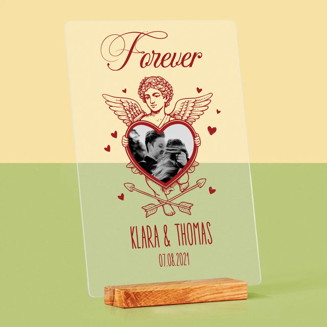 Foto Und Unterschrift: Forever Cupid - Druck Auf Acrylglas