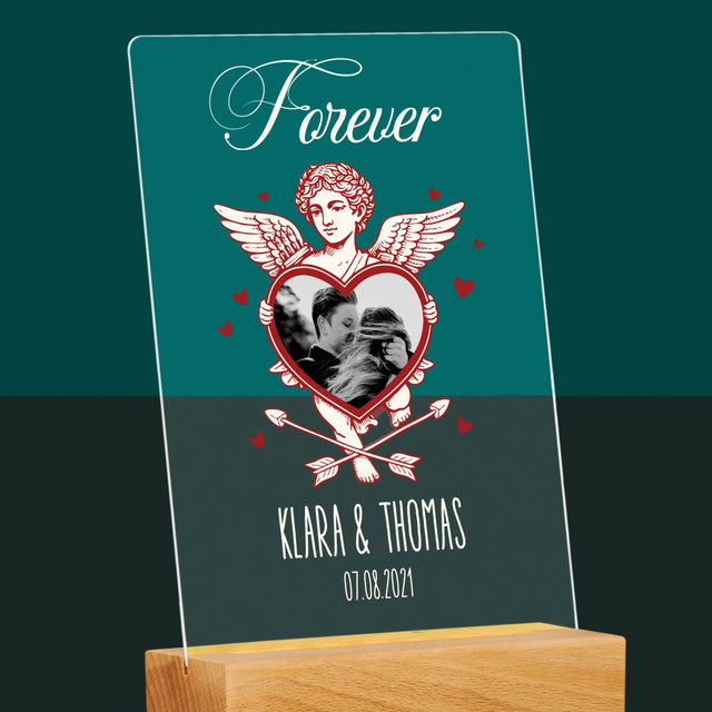 Foto Und Unterschrift: Forever Cupid - Druck Auf Acrylglas