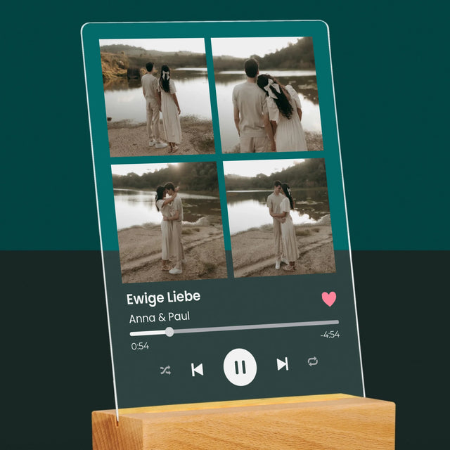 Fotocollage: Spotify 4 Fotos - Druck Auf Acrylglas
