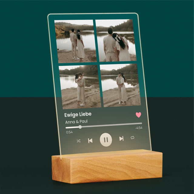 Fotocollage: Spotify 4 Fotos - Druck Auf Acrylglas