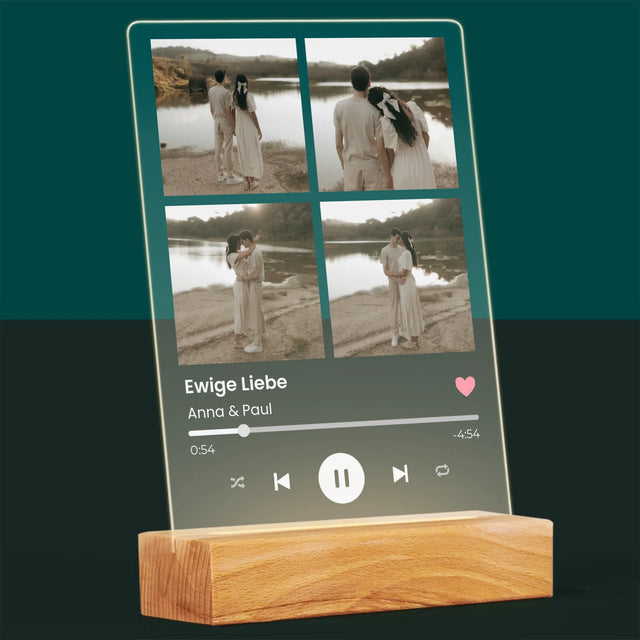 Fotocollage: Spotify 4 Fotos - Druck Auf Acrylglas