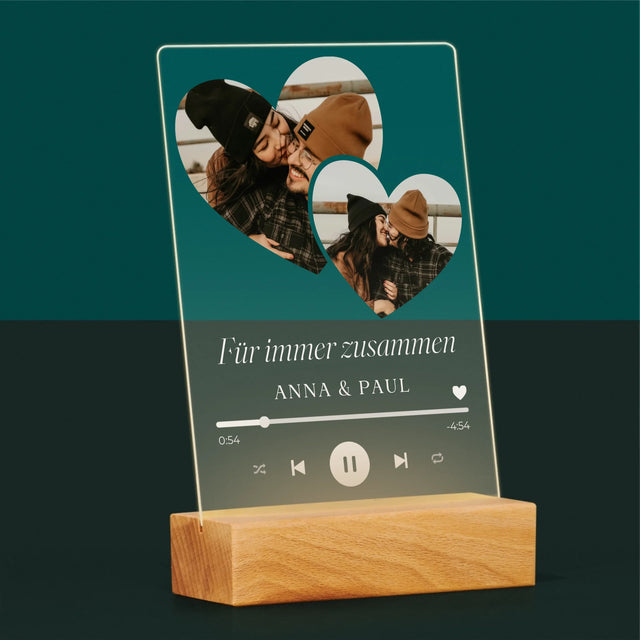 Fotocollage: Spotify Herzen - Druck Auf Acrylglas
