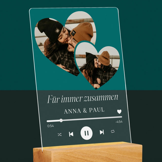 Fotocollage: Spotify Herzen - Druck Auf Acrylglas
