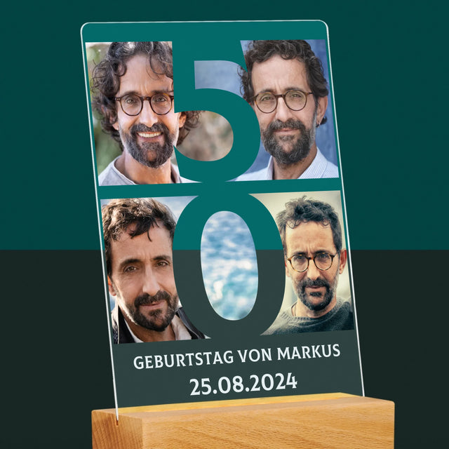Fotocollage: 50 Jahre Digitale Fotografie - Druck Auf Acrylglas