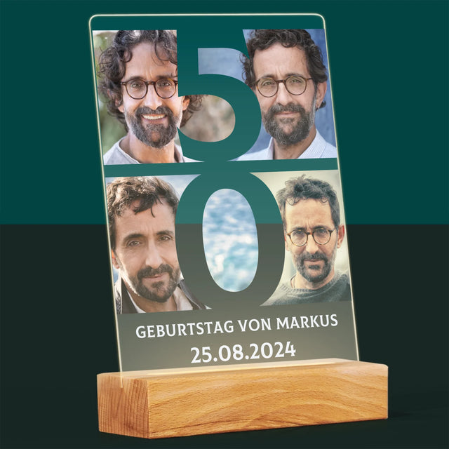 Fotocollage: 50 Jahre Digitale Fotografie - Druck Auf Acrylglas