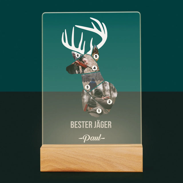 Form-Collage: Bester Jäger - Druck Auf Acrylglas