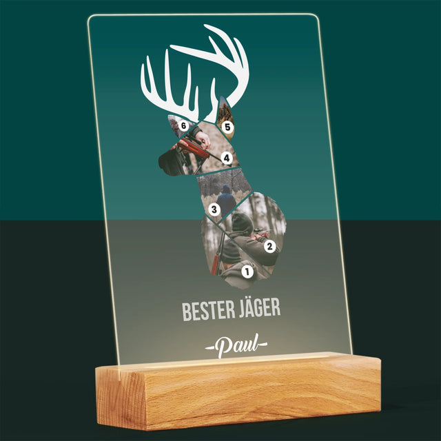 Form-Collage: Bester Jäger - Druck Auf Acrylglas