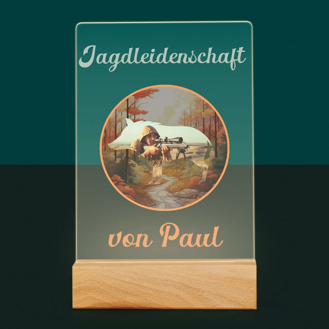 Foto Und Unterschrift: Jagdleidenschaft - Druck Auf Acrylglas