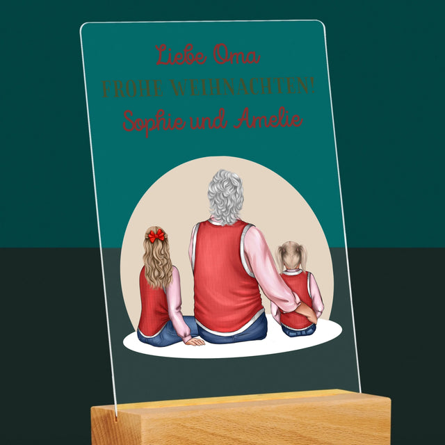 Avatar Creator: Frohe Weihnachten, Oma! - Druck Auf Acrylglas