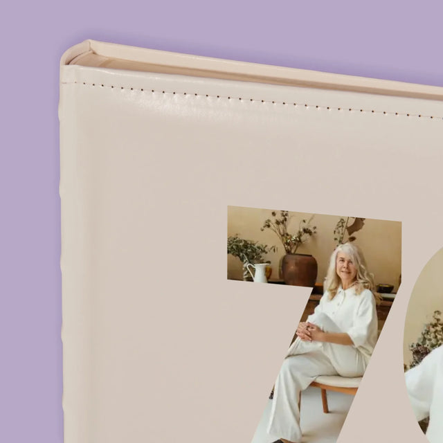 Buchstaben-Collage: 70 Jahre Alt - Fotoalbum