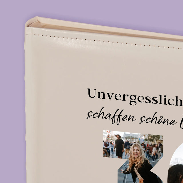 Buchstaben-Collage: 30. Geburtstag - Fotoalbum