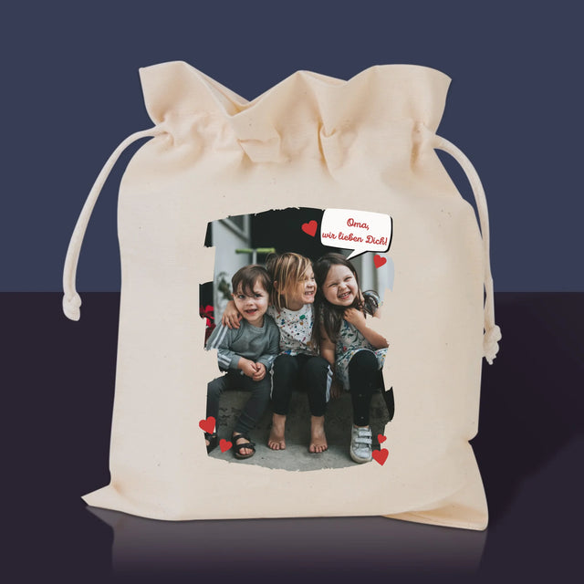 Foto Und Unterschrift: Oma, Wir Lieben Dich - Tee-Geschenkset