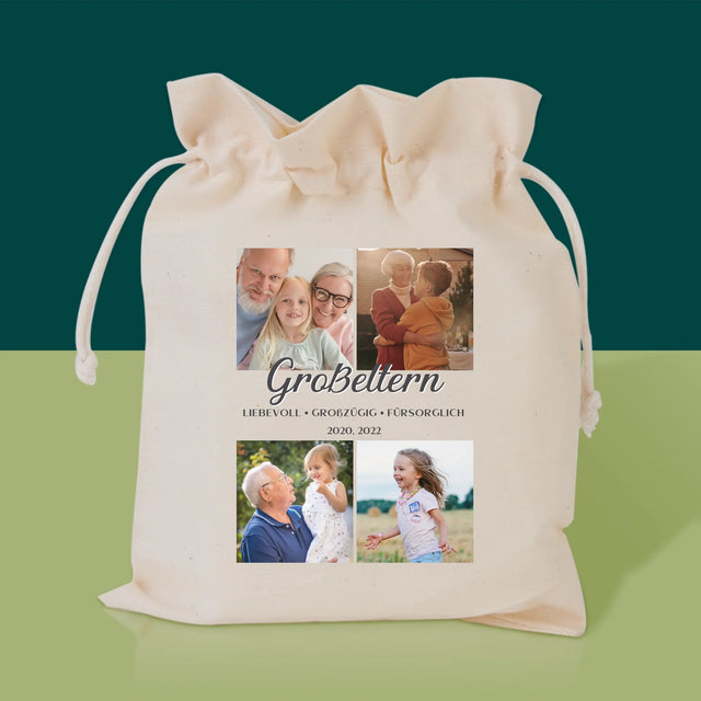 Fotocollage: Geliebte Großeltern - Tee-Geschenkset
