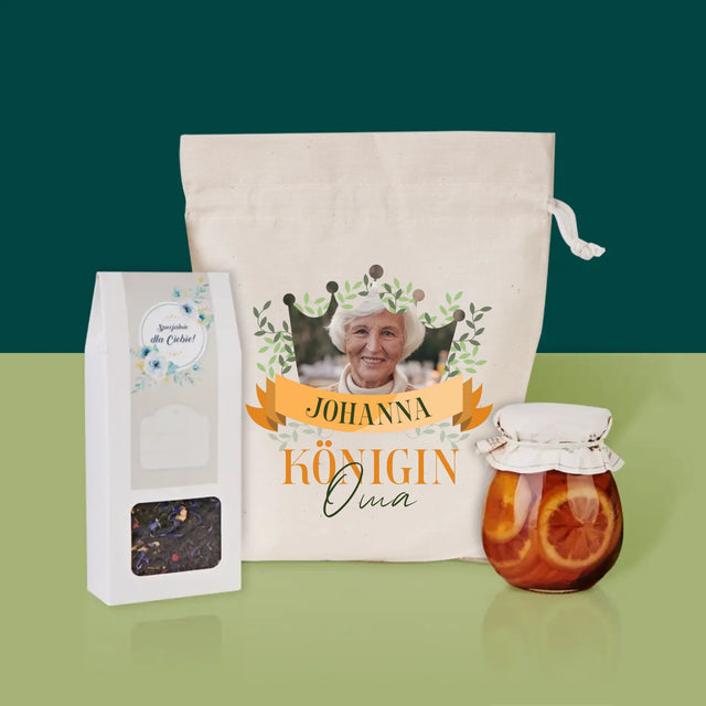 Foto Und Unterschrift: Königin Oma - Tee-Geschenkset