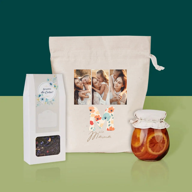 Fotocollage: M Wie Mama - Tee-Geschenkset