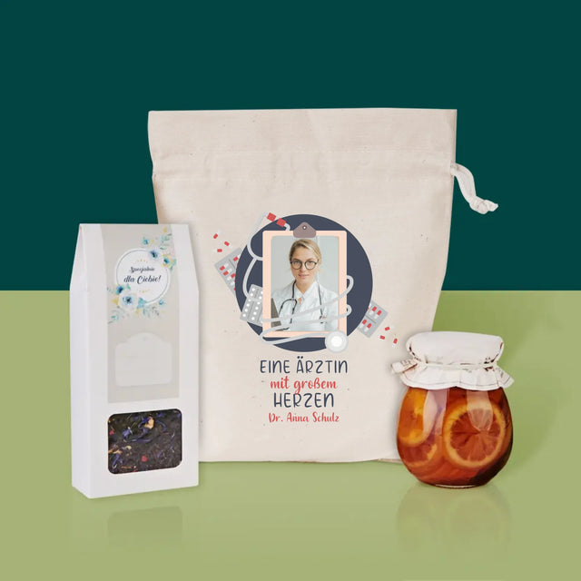 Foto Und Unterschrift: Ärztin Mit Großem Herzen - Tee-Geschenkset